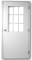After Market Lite Kit  22" x 36" with Exterior White 9-Lite Grids