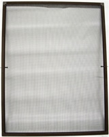 Replacement AJ Storm Door Screen Fits a 36 by 80 LowKick Brown Stormdoor - Size 25-3/4" x 27-13/16"