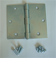 HINGE 1-PACK, Zinc coated Steel Hinge for AJ Aluminum Frame Doors